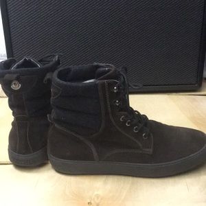 (Lightly Used) Moncler Suede / Down Boots